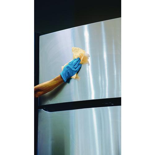 Stainless Steel Cleaner Towels, 1-Ply, 9.75 x 10.5, Lemon Scent, 30/Canister, 6 Canisters/Carton - Image 4