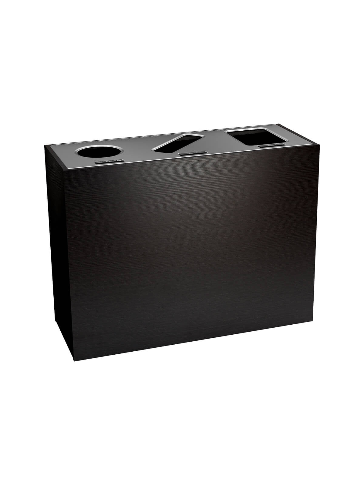 aristata triple elite cans & bottles paper waste circle slot full western breeze