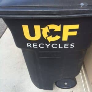 Toter University Logo Two Wheel Cart with Lid